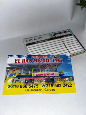Tarjetas de Presentación Propalcote