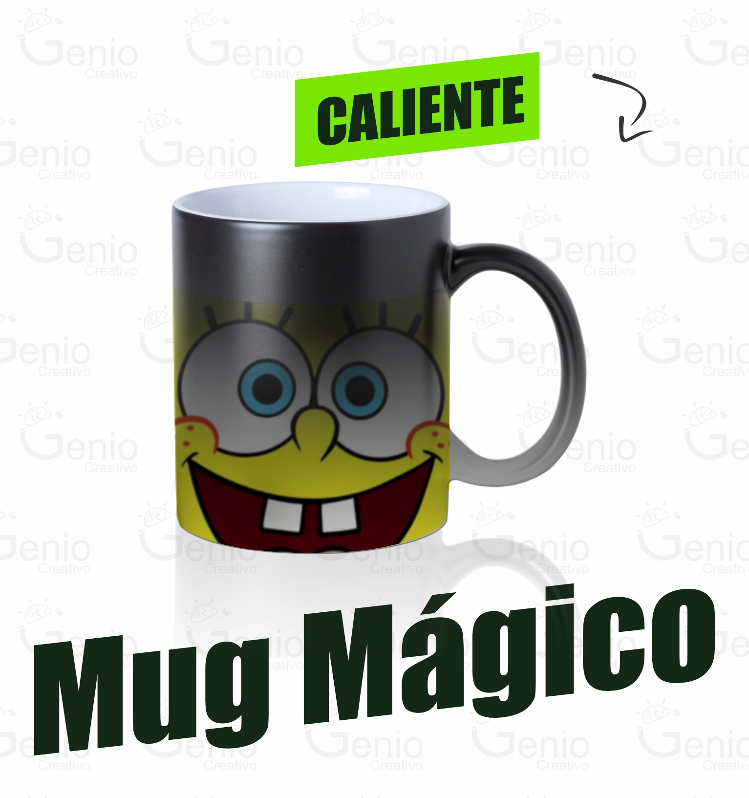 Mugs Magico Personalizados Cambia De Color Con Calor