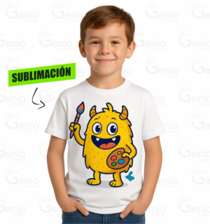 Camiseta Poliester Sublimada Blanca