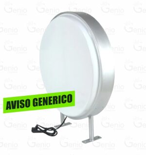Aviso Generico Circular 50cm Diametro
